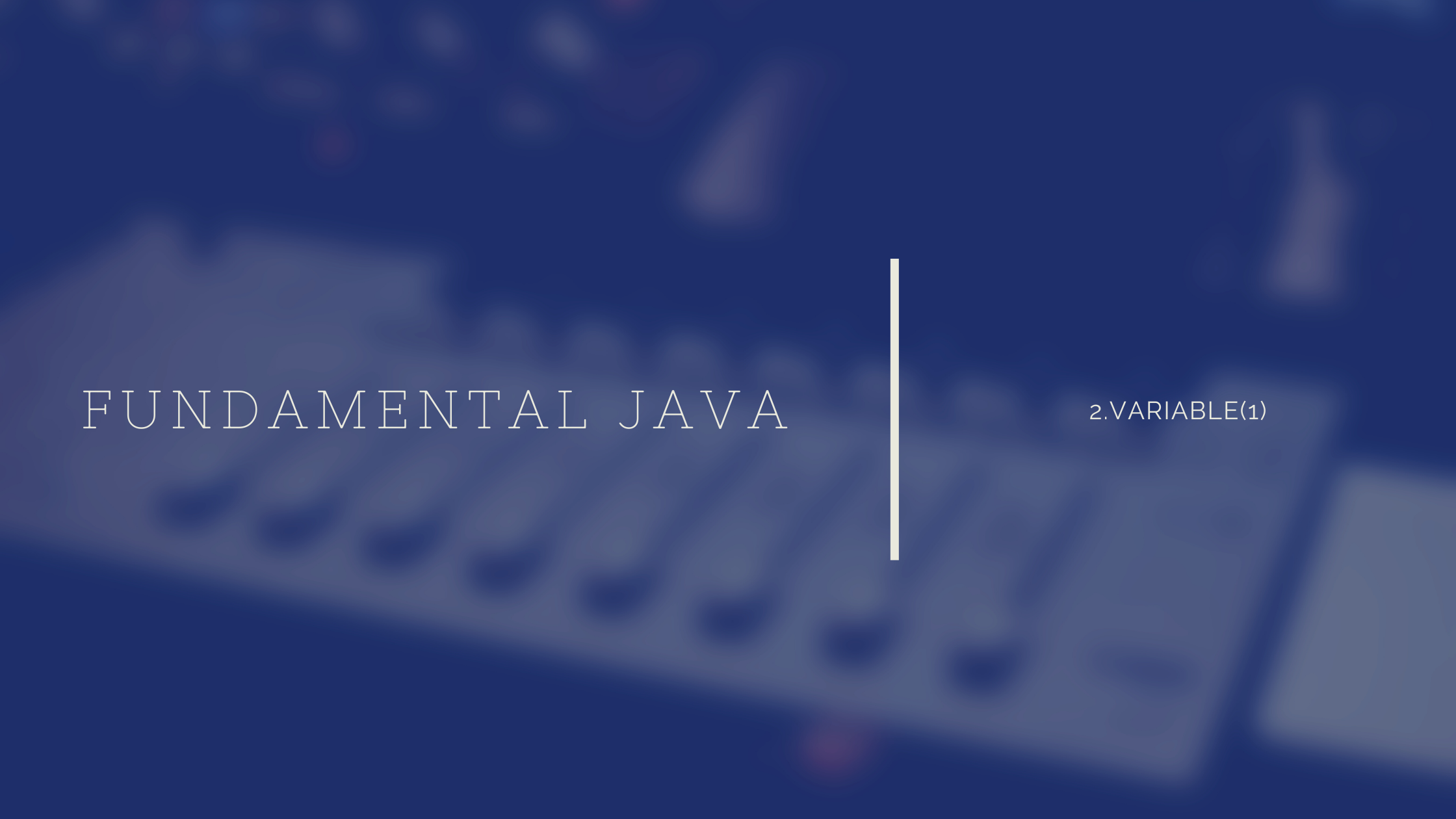 <Java> 변수 1